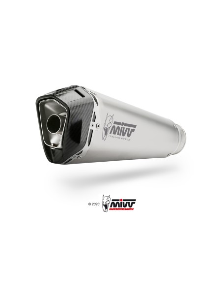 Mivv Escape Completo 1x1 DELTA RACE ST. STEEL APRILIA RS 125 / TUONO 125 2025-26