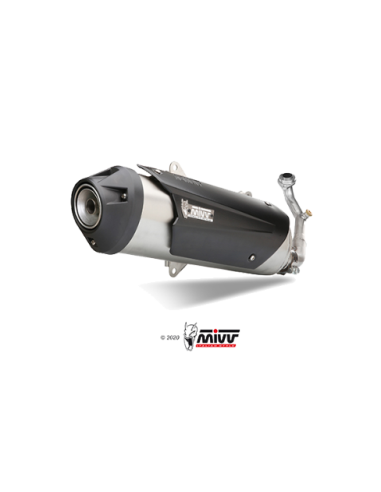 Mivv Full system 1x1 Urban St. Steel Yamaha X-CITY 250 07-16 / X-MAX 250 06-16 / Versity 300 03-05