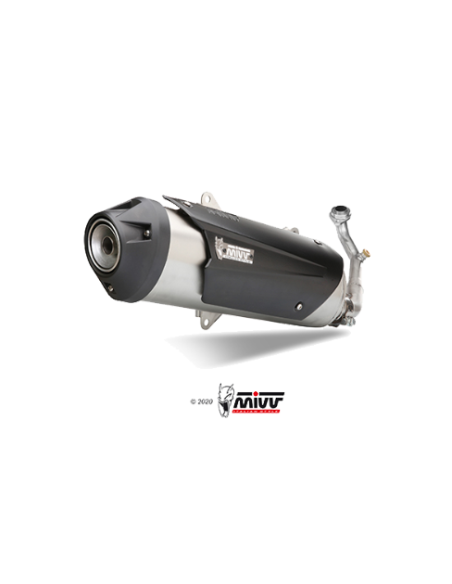 Mivv Full system 1x1 Urban St. Steel Kymco Downtown 350 2015-16