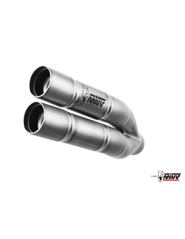 Mivv Slip-On Oval St. Steel Suzuki GSF 650 Bandit 2005-06