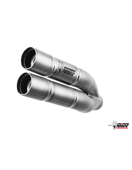 Mivv Slip-On Oval St. Steel Suzuki GSF 650 Bandit 2005-06