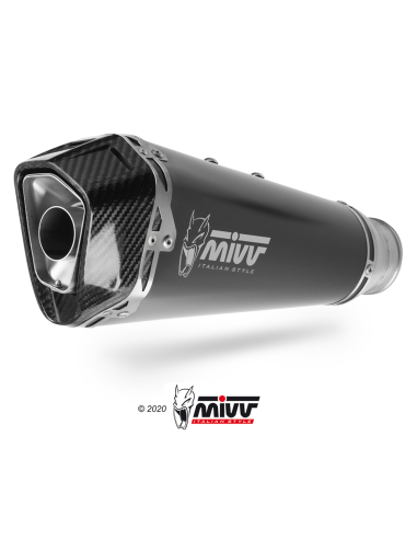 Mivv Full System 1x1 MK3 BLACK YAMAHA MT-125 / YZF R125 2025-