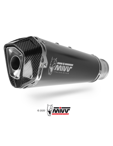 Mivv Full System 1x1 MK3 BLACK YAMAHA MT-125 / YZF R125 2025-