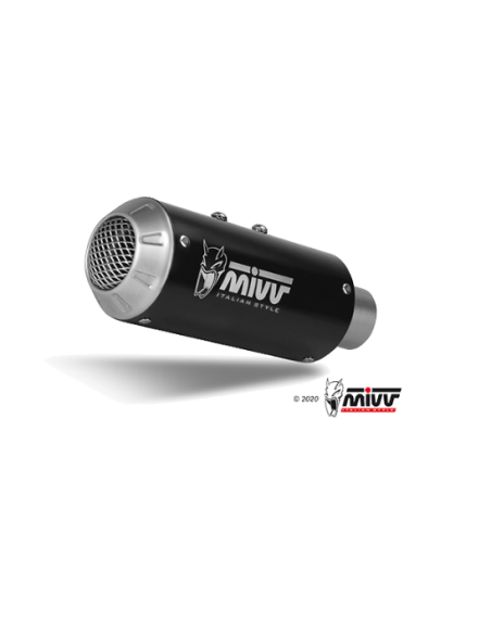Mivv Escape Completo 4x2x1 MK3 Black Honda CB 650 R 2024-26