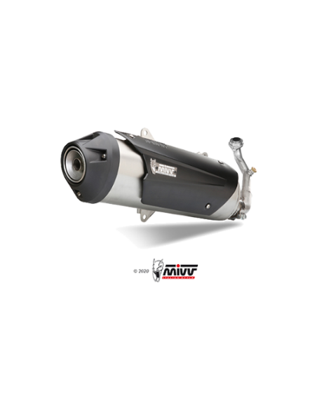 Mivv Slip-On Urban St. Steel Yamaha X-MAX 400 2013-16