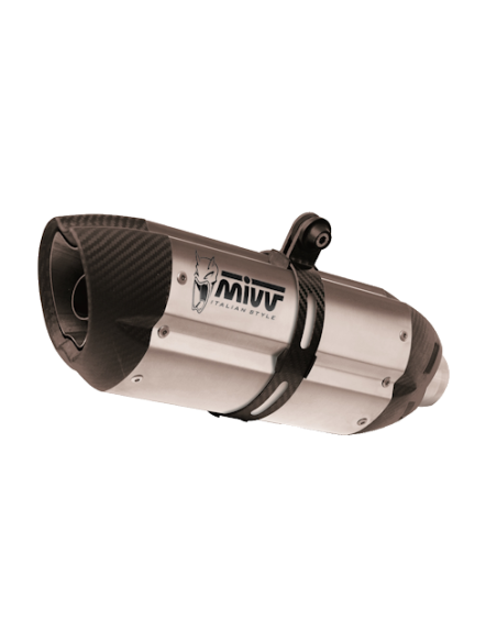 Mivv Slip-On Suono St. Steel con tapa carbono BMW S 1000 XR 2015-19
