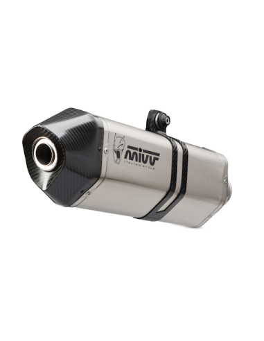 Mivv Slip-On Speed Edge St. Steel Zontes 703F 2025-26