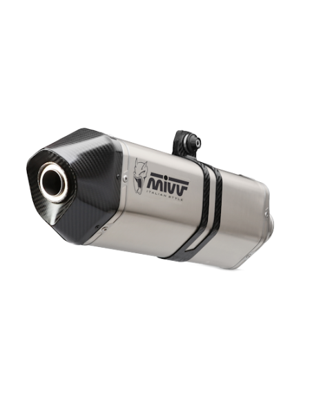 Mivv Slip-On Speed Edge St. Steel Zontes 703F 2025-26