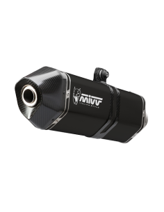 MIVV SLIP-ON SPEED BLACK QJ MOTOR SRT 800 S / X / SX 2024