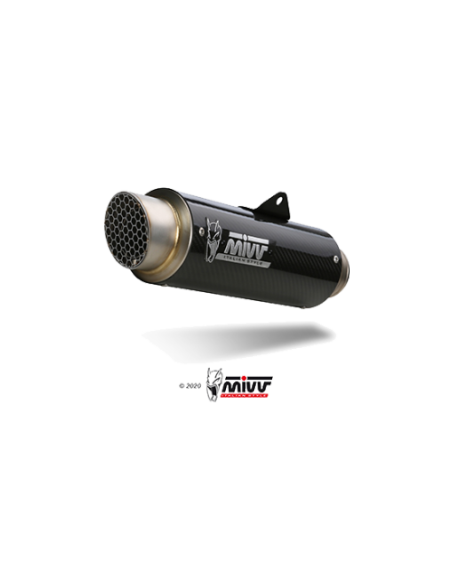 Mivv Escape Completo 4x2x1 GP Pro carbono Honda CB 650 R 2024-26