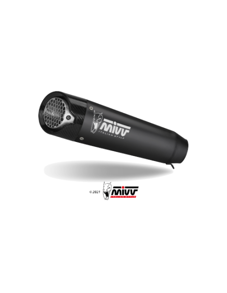 Mivv Escape Completo 3x1 X-M5 BLACK TRIUMPH TRIDENT 660 2025-26