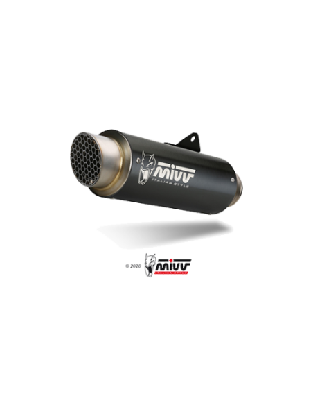 Mivv Escape Completo 3x1 GPpro BLACK YAMAHA XSR 900 / GP 2022-26 (+CAT)