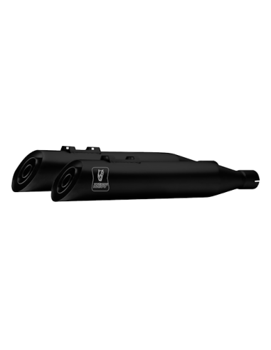 Mivv 2 Slip-On HR-1 Black Harley Davidson Road Glide / King / Street 2017-26
