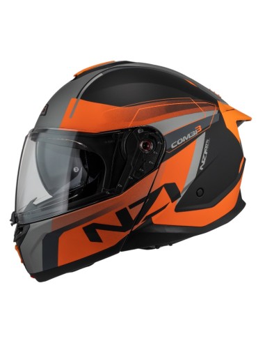 CASCO NZI COMBI 3 DUO UN/ECE R.22.06 DAILY BLACK&ORANGE&ANTRACITE MATT