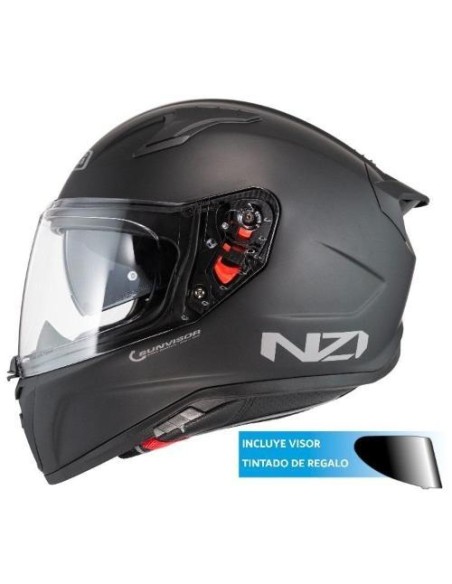 CASCO NZI FRECCIA DUO SOLID NOUVEAU R.22.06 NEGRO MATE