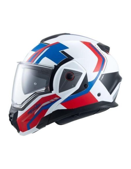 CASCO NZI FASTBACK DUO UN/ECE R.22.06 SHADOW WHITE&RED&BLUE
