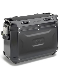 MALETA KAPPA MKCAM-SIDE 37L K' VOYAGER ALUMINIO BLACK LINE SX Monokey Cam Side System
