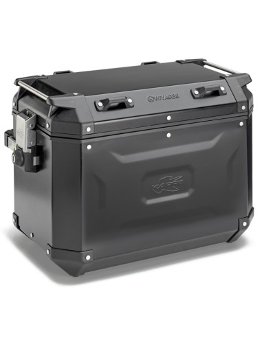 MALETA KAPPA MKCAM-SIDE 48L K' VOYAGER ALUMINIO BLACK LINE SX Monokey Cam Side System