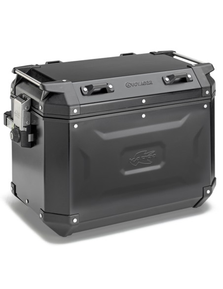 MALETA KAPPA MKCAM-SIDE 48L K' VOYAGER ALUMINIO BLACK LINE SX Monokey Cam Side System