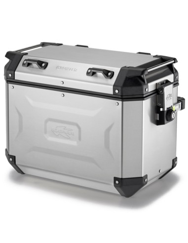 MALETA KAPPA MKCAM-SIDE 48L K' VOYAGER ALUMINIO NATURAL SX Monokey Cam Side System