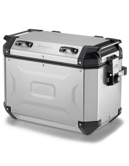 MALETA KAPPA MKCAM-SIDE 48L K' VOYAGER ALUMINIO NATURAL SX Monokey Cam Side System