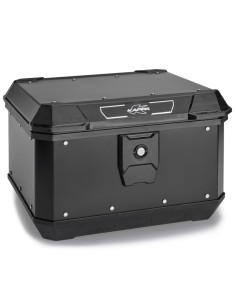 MALETA KAPPA ML 40LTS K´METROBOX ALUMINIO NEGRO Monolock