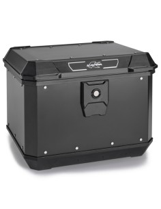 MALETA KAPPA ML 50LTS K´METROBOX ALUMINIO NEGRO Monolock