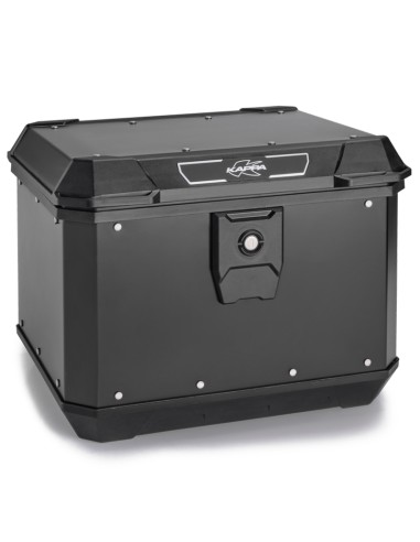 MALETA KAPPA ML 50LTS K´METROBOX ALUMINIO NEGRO Monolock