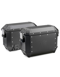MALETAS KAPPA LATERALES MK 36LTS  KMS36/K-MISSION BLACK L (2UNI) MONOKEY
