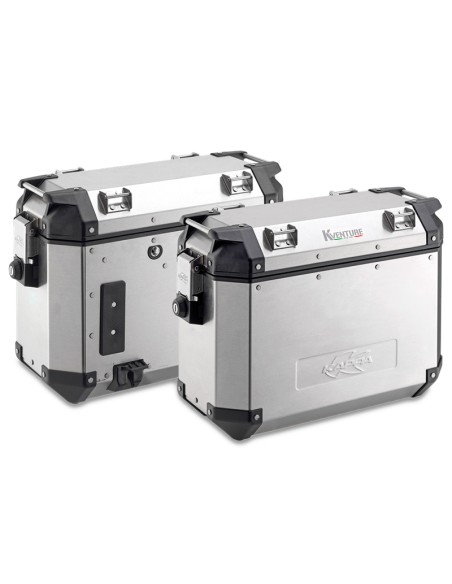 MALETAS KAPPA LATERALES MK 37 LTS  KVE37/K-VENTURE  AL NAT (2UNI) MONOKEY