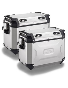 MALETAS KAPPA MKCAM-SIDE 48L K' VOYAGER ALUMINIO NATURAL Monokey Cam Side System