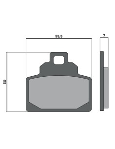 PASTILLA FRENO MALOSSI BRAKE PADS VESPA GTS 310 E5