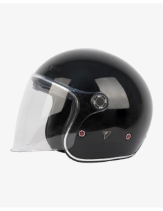 Casco BY City METROPOLITAN BLACK SHINY