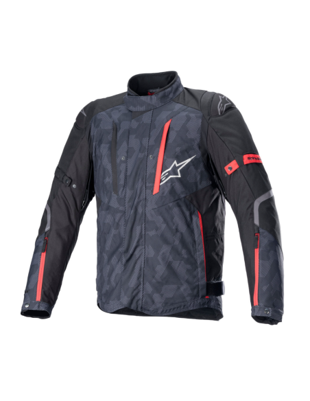CHAQUETA RX-5 DRYSTAR BLACK CAMO BRIGHT RED