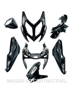 KIT PLASTICOS HERT YAMAHA AEROX NEGRO BRILLO