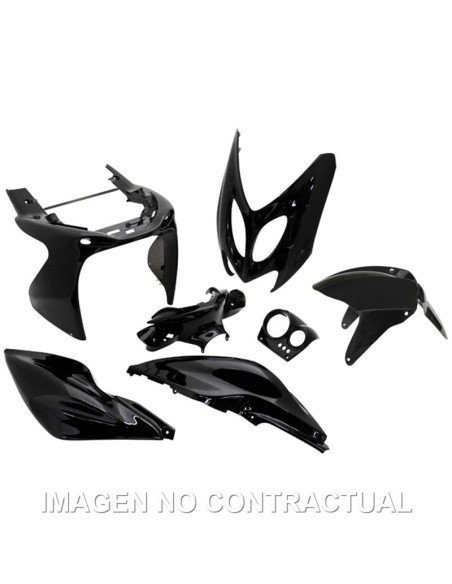 KIT PLASTICOS HERT YAMAHA AEROX NEGRO BRILLO