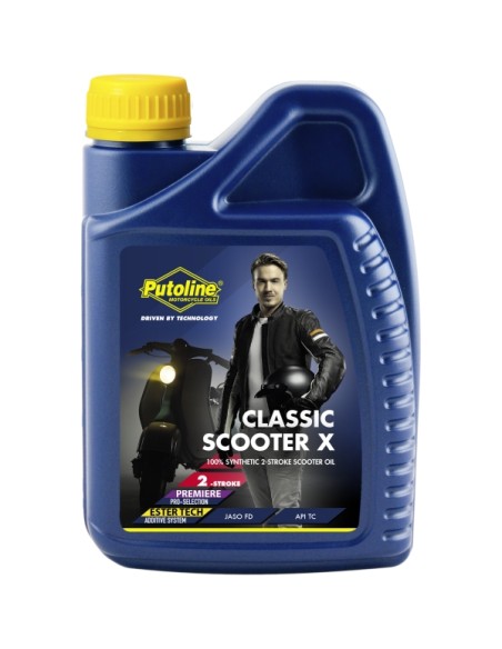 1 L botella Putoline Classic Scooter-X 2T 