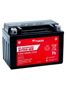 BATERIA YUASA STR9-BS-CP SIN MANTENIMIENTO SCOOTER RANGE