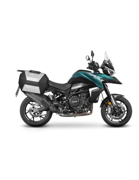 Fijaciones para montar maletas laterales a la moto.