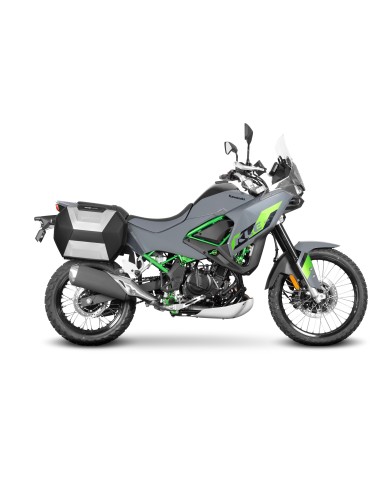 Fijaciones para montar maletas laterales a la moto.