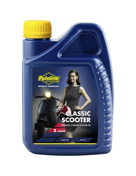 1 L botella Putoline Classic Scooter 2T 