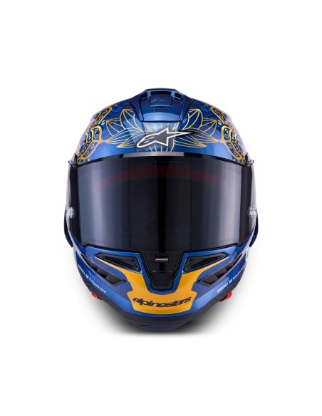 Casco Supertech R10 Martinator Thai Edición Limitada Blue Black Red Gold Glossy
