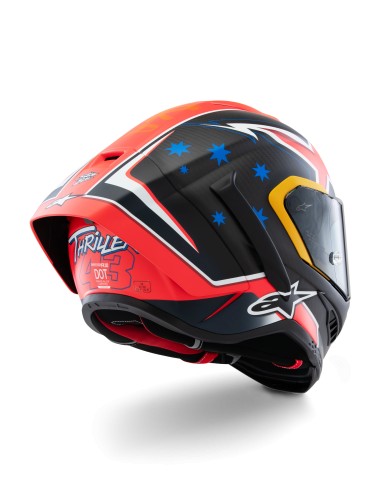Casco Supertech R10 Miller Edición Limitada Carbon Red Matt
