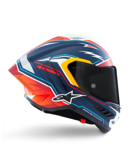 Casco Supertech R10 Acosta Edición Limitada Blue Red White Matt
