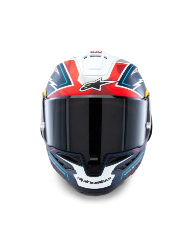 Casco Supertech R10 Acosta Edición Limitada Blue Red White Matt