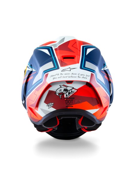 Casco Supertech R10 Acosta Edición Limitada Blue Red White Matt