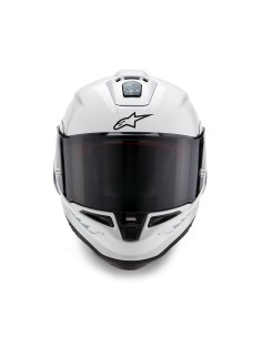 Casco Supertech R10 Solid White Glossy Black Matte 2