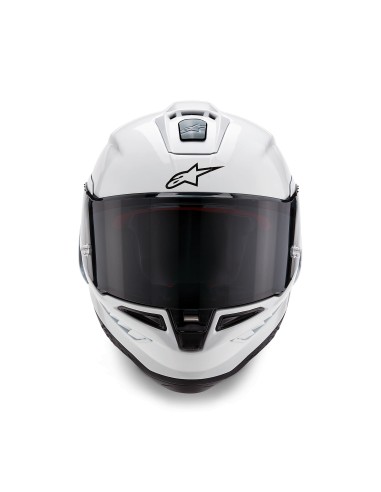 Casco Supertech R10 Solid White Glossy Black Matte