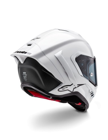 Casco Supertech R10 Solid White Glossy Black Matte