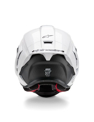 Casco Supertech R10 Solid White Glossy Black Matte